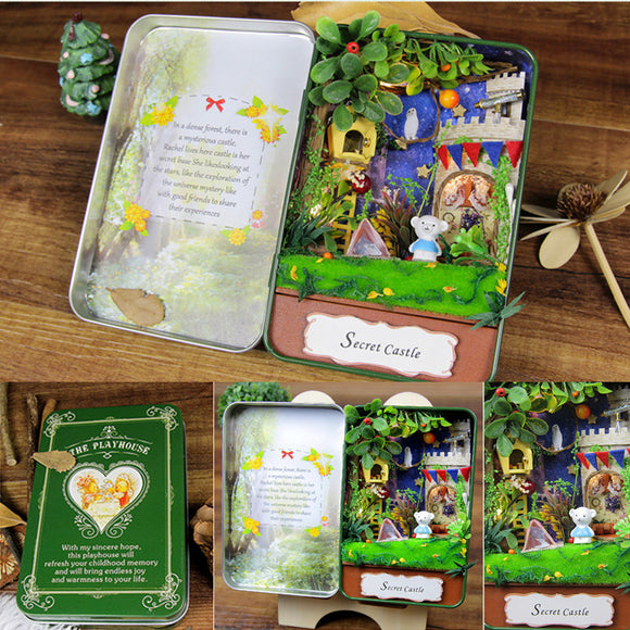Hoomeda E006 DIY Secret Castle Fantastic Cottage Dollhouse Box Theatre Kids Gift Collection