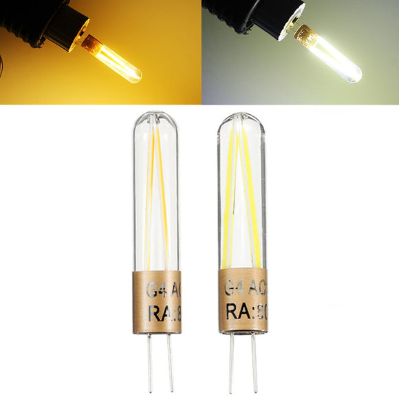 G4 2W LED Filament Light Lamp Bulb Warm White/White for Home Lighting AC220V