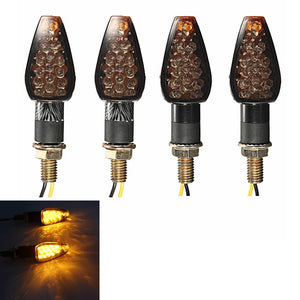 Universal 2x Motorcycle 10LED Turn Signal Indicator Light 12V