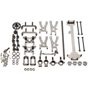 WLtoys 1/18 A949 A959 A969 A979 K929 Upgraded Metal RC Car Parts Kit Color Gray