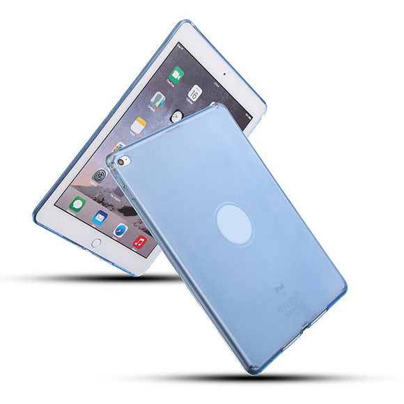 Shining Glitter Translucent Soft Silicon Shockproof Tablet Case For iPad Air 2 iPad 6
