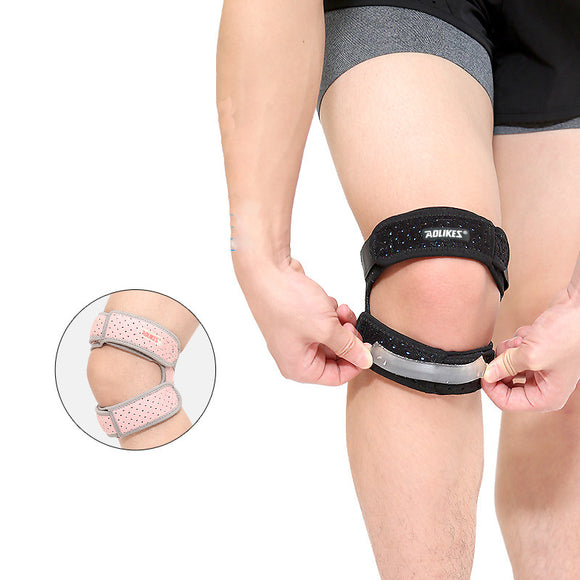 KALOAD Silicone Knee Pad Shock Absorbing Adjustable Knee Support Brace Fitness Men Women Protector