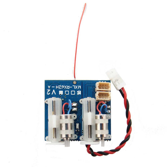 Oversky MXL-RX62H V2 RC Airplane Receiver Integrated with Dual Servo for Frsky DSMX DMS2 FUTABA SFHSS