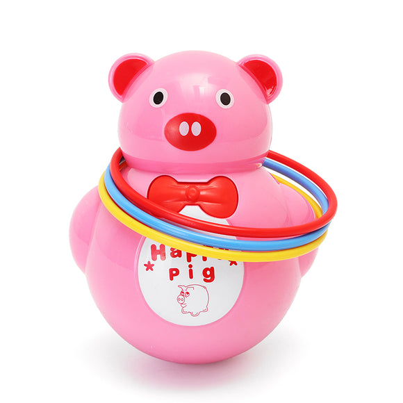 Music Light Animal Pig Tumbler Musical Toy for Baby Kids Gift Toy