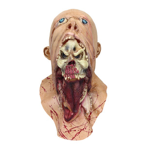 Halloween Party Home Decoration Toys Horror Rotten Bloody Mask Props Toys Supply For Kids Gift