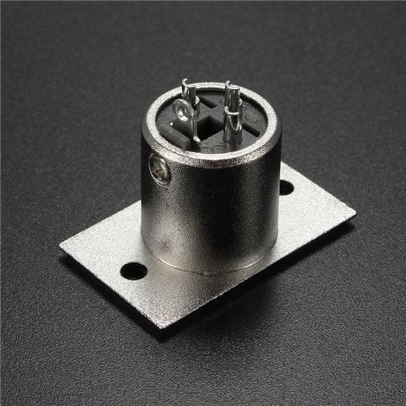 3-pin XLR Male Panel Chassis Mounted Socket Plug Connector for Microphone