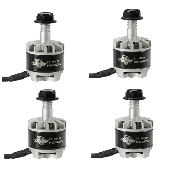 4 PCS BrotherHobby Tornado T1 1407 3600KV 3-4S Brushless Motor CW for RC FPV Racing Drone