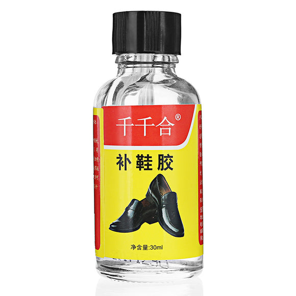 Shoe Repair Glue Strong Adhesive Clear Soft Leather Shoe Boot Glue 30mL