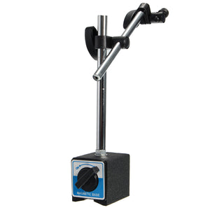 Magnetic Base Holder With Double Adjustable Pole For Dial Indicator Test Gauge