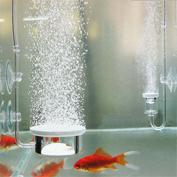 Aquarium Bubble Air Stone Pump Hydroponics Diffuser Fish Tank Pond Aerator Disk