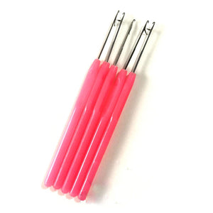 10 Pcs Hair Extension Weave Threader Pulling Needle Hook Salon Crochet Wig Hairdressing Tool Barber