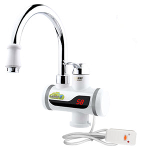 360 Electric LED Fast Instant Faucet Tap Water Heater Leakage Protection for Bathroom Kitchen