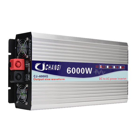 Intelligent Solar Pure Sine Wave Inverter 12V/24V To 110V 3000W/4000W/5000W/6000W Power Converter