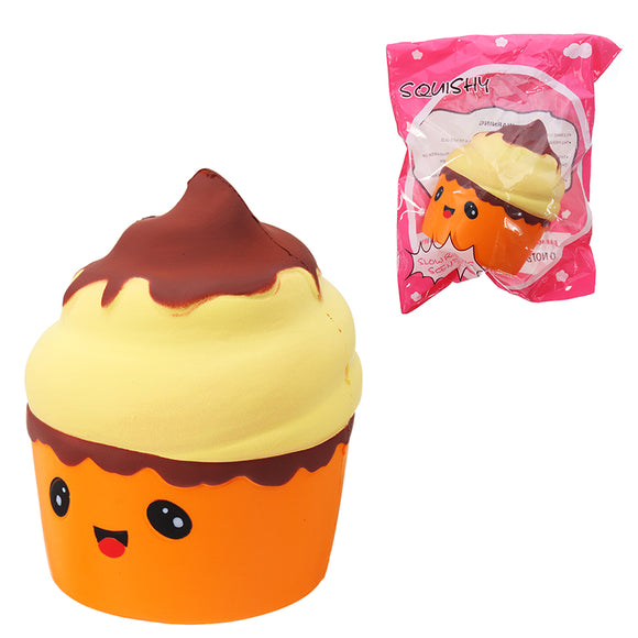 Squishy Puff Cake Ice Cream Toy 8CM Slow Rising With Packaging Phone Strap Pendant Collection Gift