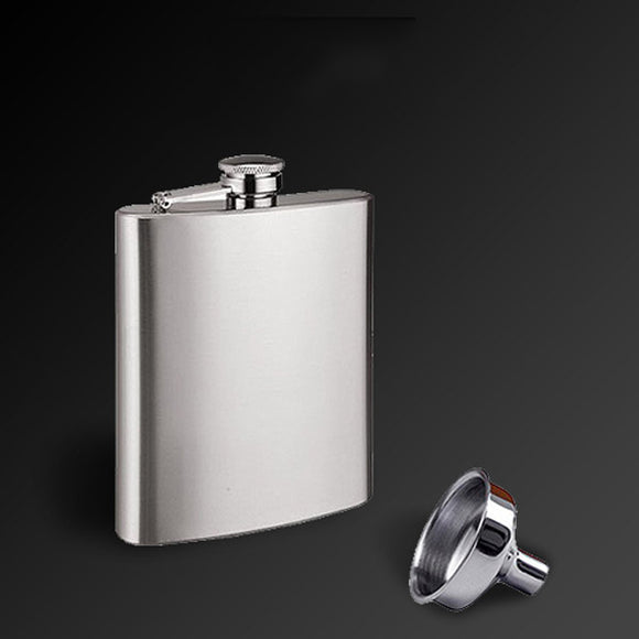5OZ Stainless Steel Pocket Whisky Liquor Hip Flask With Funnel