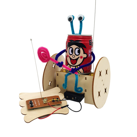 DIY 2 Wheels Remote Control Educational Electric Robot Balance Car Scientific Invention Toys