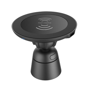iMars BQ003 QC3.0 360 Rotation Multi-Angle Use Car Phone Holder Car Wireless Charging Stand