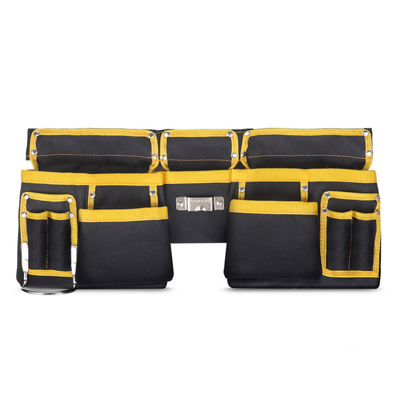 Multi-functional Oxford Cloth Electrician Tools Bag Waist Belt Storage Holder Organizer