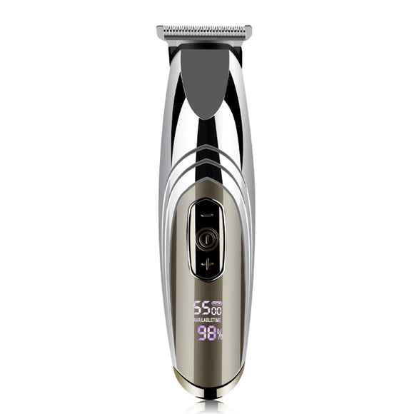 Electric Hair Clipper 4 Speeds Rechargeable Trimmer Beard Shaver Grooming Razor Barber Salon With screen