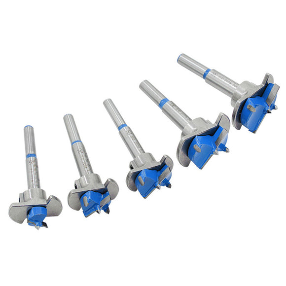 Drillpro Blue 15 20 25 30 35mm Forstner Drill Bit Wood Auger Cutter Hex Wrench Woodworking Hole Saw For Power Tools