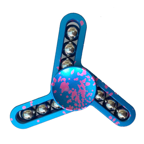 ECUBEE Hand Spinner Camouflage Blue Fidget Spinner Finger Focus Reduce Stress Gadget