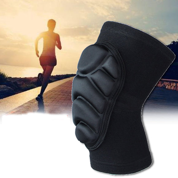 KALOAD 1 Pair Knee Pad Thicken Outdoor Sports Basketball Running Brace Support Fitness Protective Gear