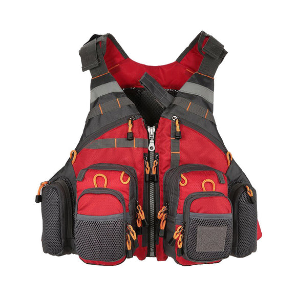 Sea Life Jacket Rock Boat Fishing Armor Reflective Tactical Vest Ractical Multifunctional Multi-pocket