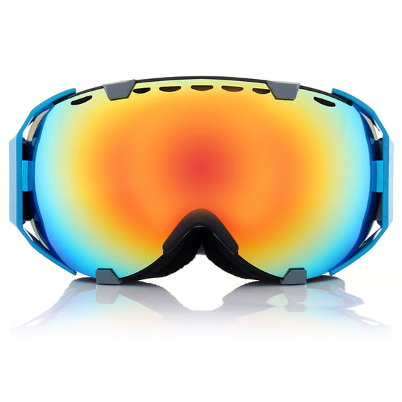 Ski Goggles Motorcycle Spherical Anti Fog UV Protective Dual Lens Snowboard Glasses
