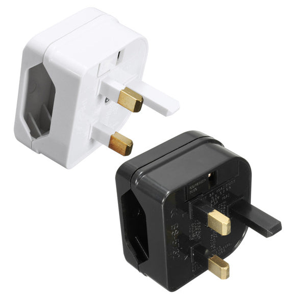 ABS Travel Adaptor Plug EU To UK Socket Charger Converter