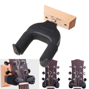 Electric Guitar Wood Hanger Stand Holder Wall Mount Hooks with Screws