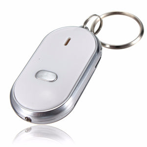 20pcs Whistle Key Finder Keychain Sound LED With Whistle Claps