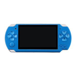 Built In 10000 Games 32 Bit 4.3inch 8GB Portable Video Handheld Blue-International Player Game Console