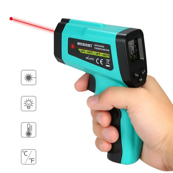 -58~1022 -50~550 Non-Contact Digital Infrared Thermometer LCD Display Temperature Tester IR Laser Point Gu n Meter