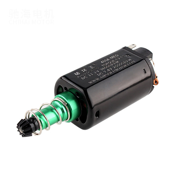 CHIHAI CHF-480SA-MED Motor Water Gel Beads Parts Long-axis DC 11.1V 38000RPM High Speed DC Motor for jinming M4A1 2 Gearbox AEG
