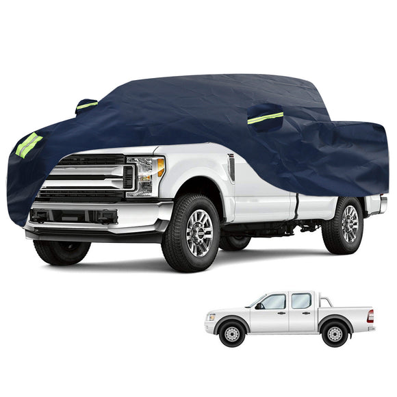 Universal Full Car Cover Outdoor Sun UV Snow Dust Rain Resistant Size - L Pickup