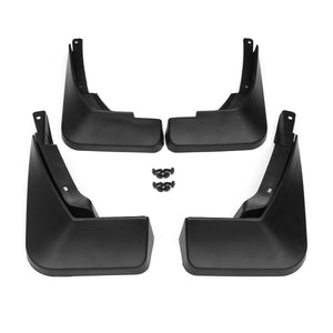 4Pcs Front Rear Car Mudguards Splash Fender For Audi A4 B9 2016-2017 4-Door Sedan