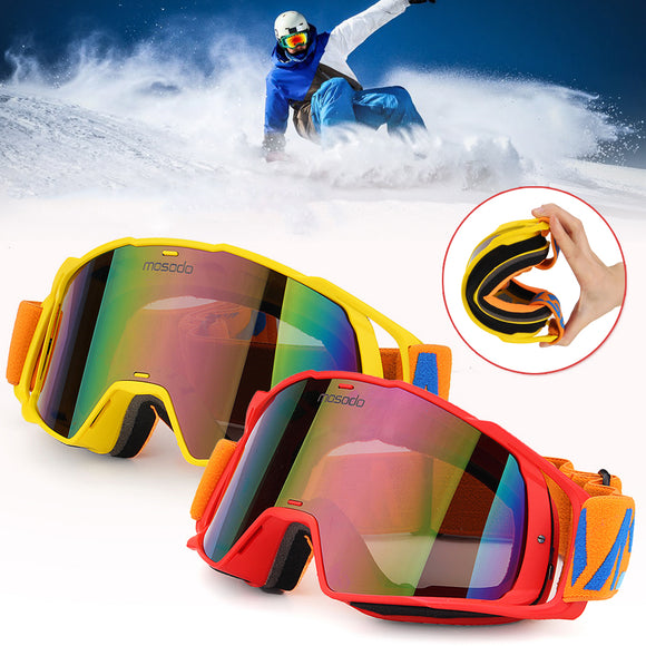 MSD78 Outdoor Skiing Skating Goggles Snowmobile Glasses Windproof Anti-Fog UV Protection For Men Wom