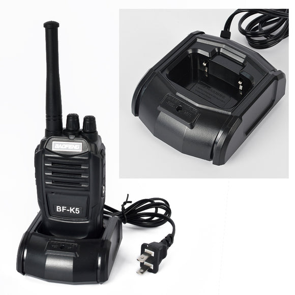 Baofeng K5 Walkie Talkie 5W UHF 16CH Black 1800mAh Li-ion Two Way Amateur Kids Toy Radio