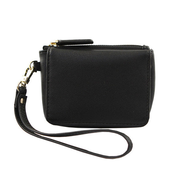 Women PU Leather Multi Function Card Slots Change Wallet Coin Purse Small Handbag