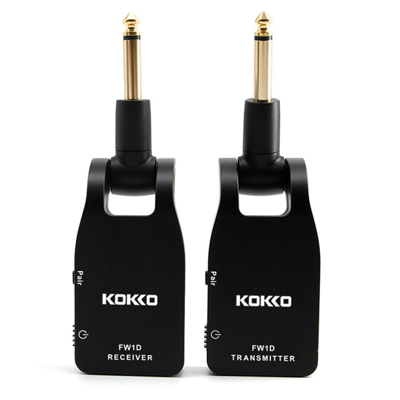 KOKKO FW1D Wireless Guitar System with Bluetooth Receiver Transmitter For Guitar Bass Violin