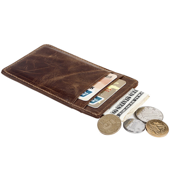 Men RFID Blocking Secure Card Holder Thinnest Credit Card Holder with 4 Card Slots