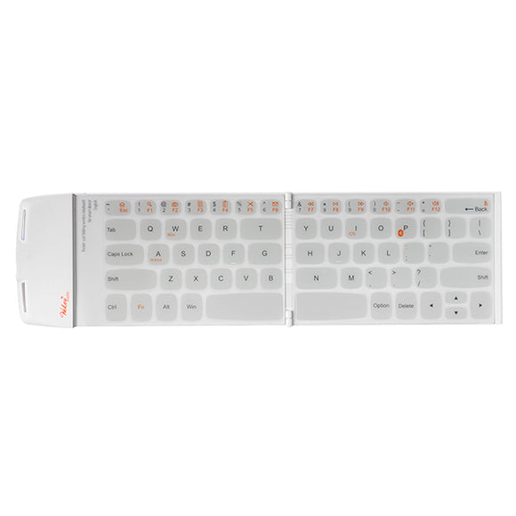 Pocketwekey Wireless bluetooth Thin English Keyboard White