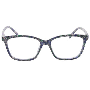 KCASA Camellia Color Cat Eye Pattern Fashion Reading Glasses Resin With Bag