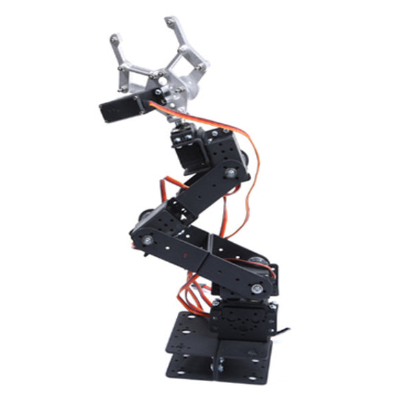 DIY 6 DOF 3D Rotating Mechanical Robot Arm Kit For Smart Car