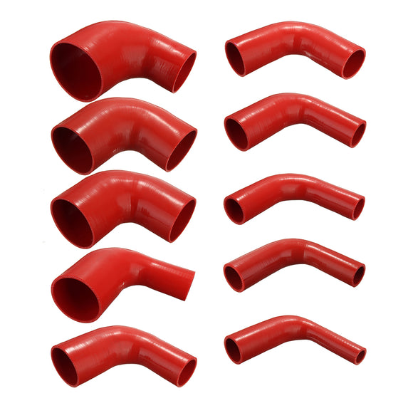 42-80mm 90 Degree Silicone Hose Elbow Bend Multi-size Vacuum Hose Tubing Turbo Coolant Tube