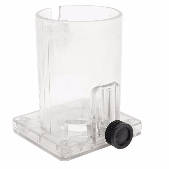 70mm Cylinder Diameter Clear Hard Plastic Base Assembly Positioning Cover Plastic Cylinder Assembly
