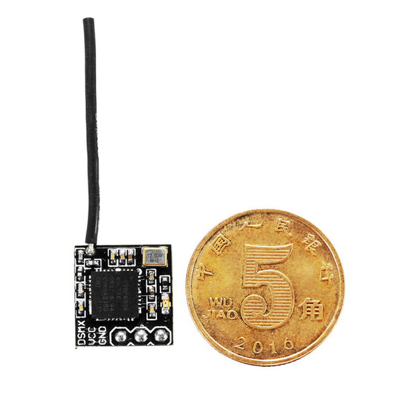 Only 0.8g 2.4G Compatible DSM2 DSMX Pro FPV Receiver for JR SPECTRUM Transmitter RC Drone