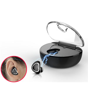 X7 Portable Stealth CVC6.0 Noise Cancelling Bass Single-sided Bluetooth Earphone With Charger Box