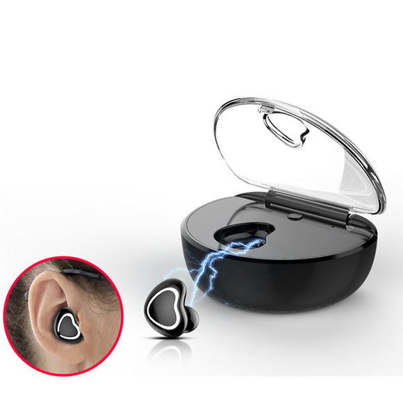 X7 Portable Stealth CVC6.0 Noise Cancelling Bass Single-sided Bluetooth Earphone With Charger Box