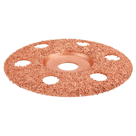 Drillpro 4 Inch See Through Wood Carving Disc Tungsten Carbide Coating Shaping Disc for Angle Grinder
